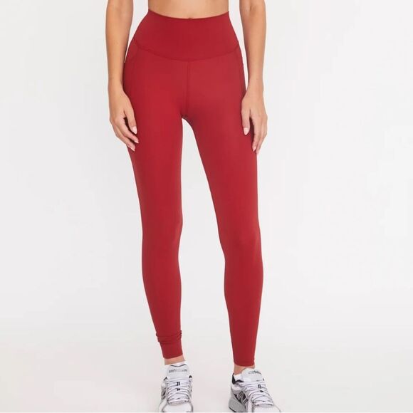 Joja Pocket Spin Leggings in Cardinal Red Size XS - Picture 1 of 5